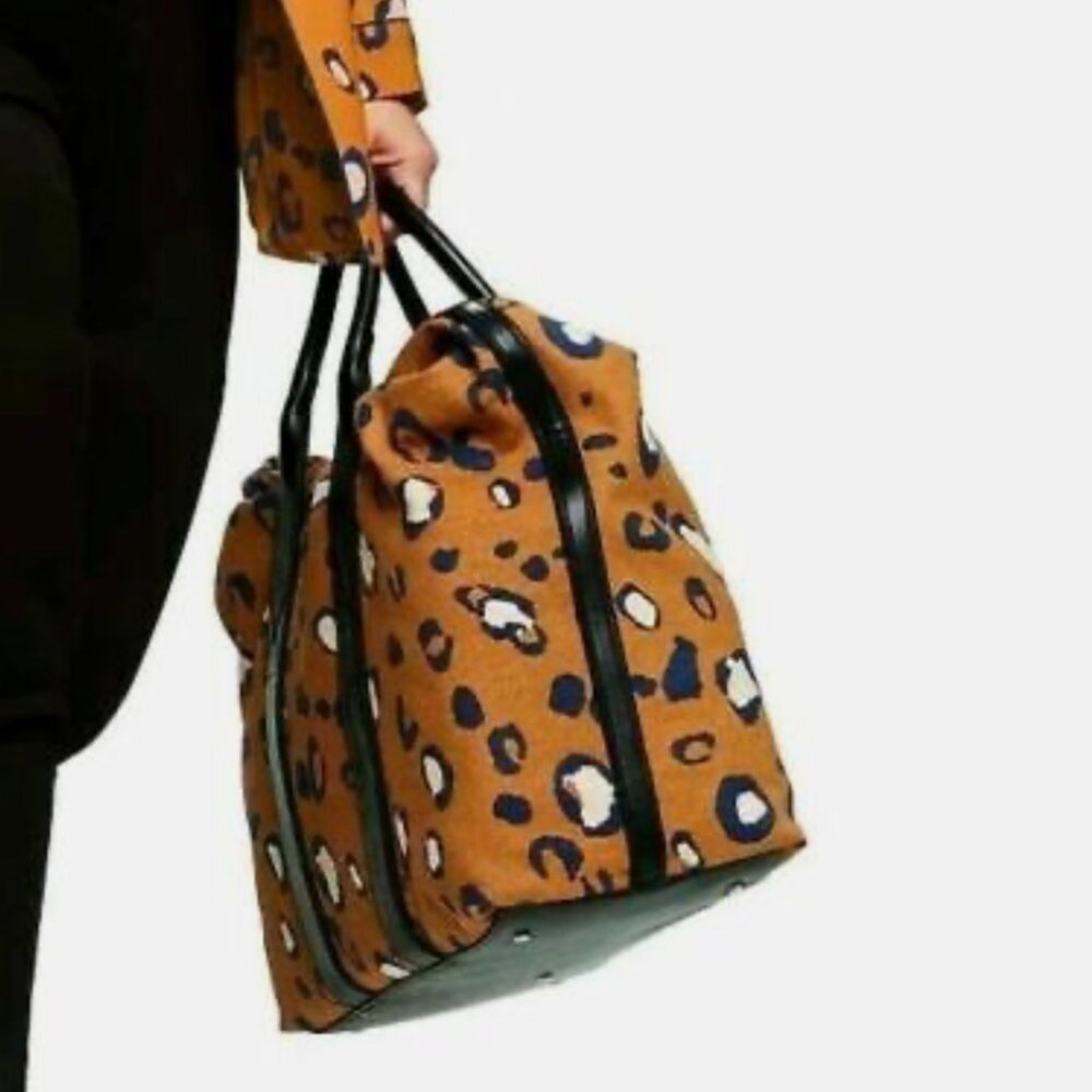 3.1 Phillip Lim Leopard Drawstring Carryall Bag